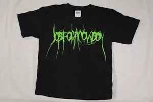 CAMISETA JOVEN JOB FOR A COWBOY CON LOGOTIPO VERDE NIÑOS NUEVA BANDA OFICIAL RARA - Imagen 1 de 3