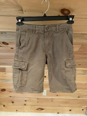 Pantalones Cortos Carga 7 For All Mankind KHAKI Tencel Niños Jóvenes Talla 12 Foto 1 de 4