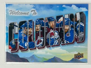 Inserto UD Serie 2 Welcome To Colorado 2022-23 WT-8 Avalanche - Foto 1 di 2