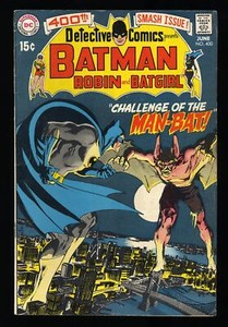 Detective Comics #400 FN 6.0 1st Man-Bat! Neal Adams Cover! DC Comics 1970