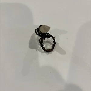 Vintage handgefertigter Quarz Kristall Ring - Bild 1 von 9