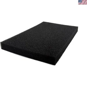 Aquarium Filter Sponge Large 23x16x2 Inch Foam Pad Cut-to-Fit for Fish Tank - Picture 1 of 4