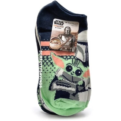 Calcetines Star Wars Mandalorian Damas No Show 6 Pares Talla 4-10 Baby Yoda Grogu Foto 1 de 3