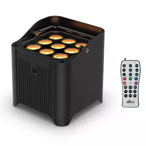 Chauvet DJ Freedom Par Q9 RGBA Wireless DMX Battery Par Wash Light+RFC Remote - Picture 1 of 12