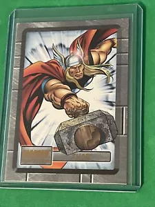 2002 Marvel Perdue Chicken Rare Promo Card Thor/Jake Olson - Picture 1 of 2