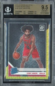 【PANINI OPTIC CHOICE 2019 20】 COBY WHITE - RC BLACK GOLD PRIZM /8 - BGS 9.5 💎 - Bild 1 von 2