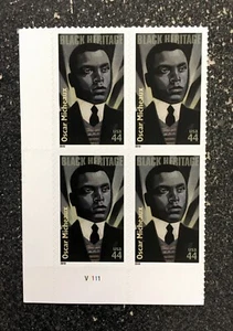 2010USA #4464 44c Oscar Micheaux - Black Heritage - Plate Block of 4 Mint NH - Picture 1 of 1