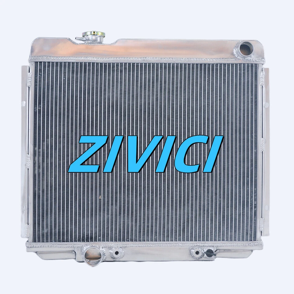 Radiador de 3 filas de aluminio para Ford Custom 1965-1966, Galaxie 500, LTD, Comet Foto 1 de 4