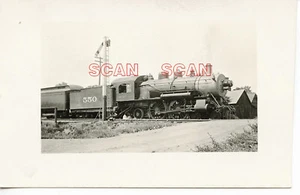 4A016 RPPC 1913 CHICAGO & ALTON RAILROAD 442 LOCO #550 CENTRALIA MO - Imagen 1 de 2