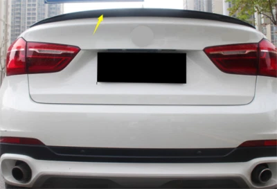 Alerón trasero ABS para BMW X6 F16 PU 2015-2018 negro brillante estilo de fábrica Foto 1 de 4