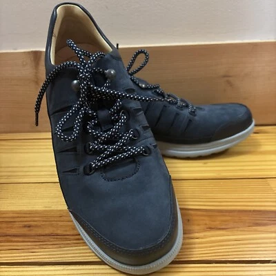 Zapatillas Samuel Hubbard Talla 7.5 Open Road Senderismo Trail Zapatos M4700-066 Gris/azul Foto 1 de 4