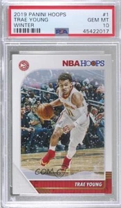 Panini NBA Hoops Winter Trae Young #1 2019-20 PSA 10 GEM MT - Imagen 1 de 1