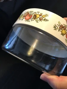 See N Store Canister 6x3” Vintage 1970's Pyrex Spice Of Life - Picture 1 of 5