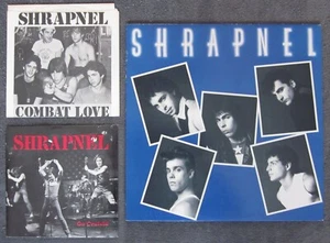 3 SHRAPNEL Records: COMBAT LOVE, GO CRUSIN & 12" EP ~ Dave Wyndorf ~ Joey Ramone - Picture 1 of 6