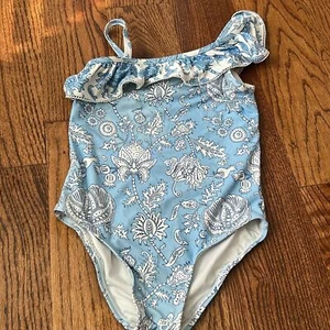 Roller Rabbit Girls Ruffled One-Piece Swimsuit Size 6/6X - Picture 1 of 3