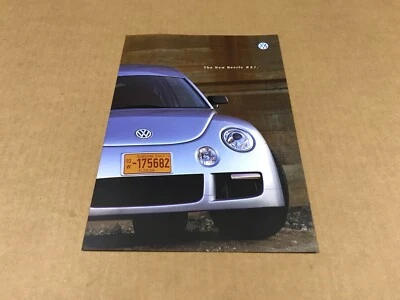Volkswagen El Nuevo Escarabajo RS1 Folleto Plegable Vendedor Concesionario Foto 1 de 4