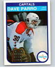 1982-83 O-Pee-Chee #371 Dave Parro  Rc Rookie Washington Capitals V59730