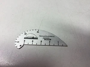 Schweißnahtlehre aus Aluminiumblech - Bild 1 von 1