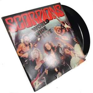 SCORPIONS "World Wide Live" 422-824 344-1 Mercury Record LP Vinyl - Picture 1 of 21