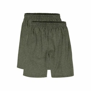 Hanes Big Boys Jersey Short (Pack of 2), Camouflage Green Heather, XL - Picture 1 of 7