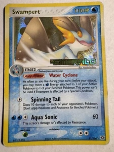 Pokemon TCG Swampert Holo Rare Karte 11/106 Smaragd Reverse Holo Stamp Hp - Bild 1 von 3