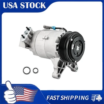 A/C Compressor w/ Clutch For 2007-2010 Pontiac G6 2007-2010 Chevrolet Malibu — 第 1/4 张图片