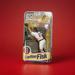 CARLTON FISK MCFARLANE FIGUR COOPERSTOWN SERIE 8 ROTE SOCKEN - Bild 1 von 7