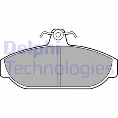 Plaquettes de frein Low-Metallic LP437 DELPHI pour VOLVO 760 960 II 960 II Break - Photo 1/4