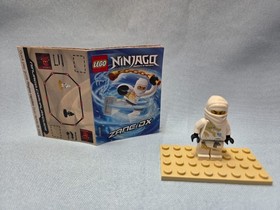 LEGO Ninjago Zane DX Minifigure & Instructions - Good Condition, njo00018, 2011
