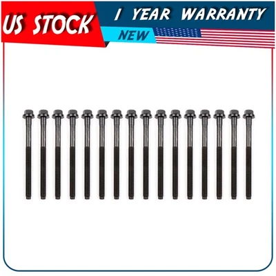 Juego de pernos de cabeza para 98-08 Ford Ranger Taurus Mazda B3000 Mercury Sable 3,0 L OHV U Foto 1 de 4