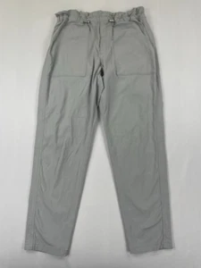 Athleta Trekkie Paper Bag Hose Damen Größe 6 grau Nylon Stretch Wandern #405927 - Bild 1 von 11