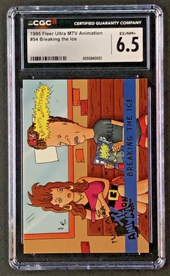 🎱 1995 CGC 6.5 Fleer MTV Animation Beavis and Butthead #54 "Breaking the Ice" - Image 1 of 2