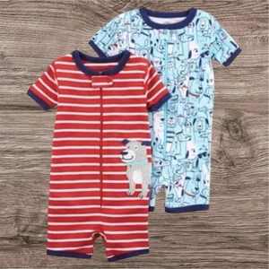 Trajes Carters Bebé Niño Mono Talla 12 Meses Pijama Perro Pj's Nuevo con Etiquetas Verano - Imagen 1 de 2