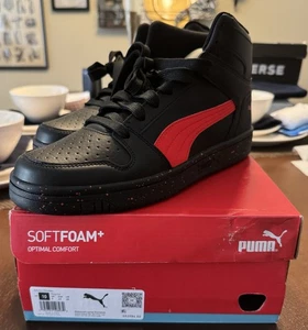 Puma Rebound LayUp Elevated Puma Black-for all Time Red Gr. 10 392984 02|Sauber! - Bild 1 von 17