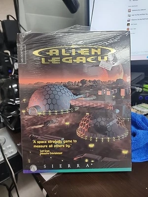Vtg PC GAME  Alien Legacy  1995 MS DOS CD New Sealed - Image 1 of 4