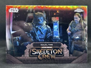 2025 Topps Chrome Star Wars SKELETON CREW: Equal Time #SC-17 - Picture 1 of 2