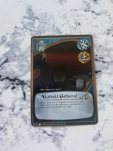 Akatsuki Gathered Itachi Deidara Sasori- M-372 - 1st Edition - Foil- Naruto CCG - Picture 1 of 3