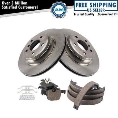 Kit de pastillas de freno y rotor de cerámica trasera para BMW 428i Gran Coupé 2015-2016 Foto 1 de 4