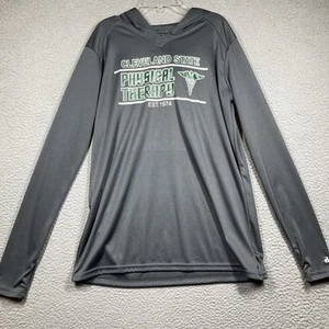 Cleveland State Physical Therapy T-Shirt Damen Large grau Langarm Kapuze - Bild 1 von 15
