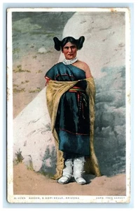 Kodeh Hopi Belle Arizona AZ Native American Fred Harvey Phostint Postcard G4 - Picture 1 of 2