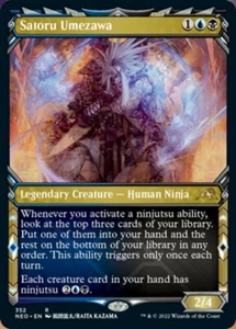 MTG SATORU UMEZAWA 352 FOIL EXC - SATORU UMEZAWA - NEO X EN - MAGIC - Picture 1 of 1