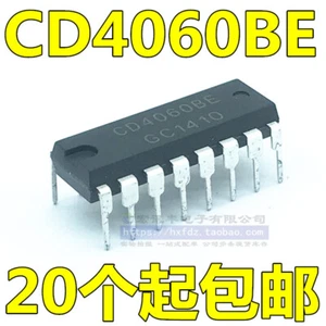 Contador binario de transporte ondulado CD4060BE 10 PIEZAS IC DIP-16 pines baja potencia NUEVO #96-9 - Imagen 1 de 1