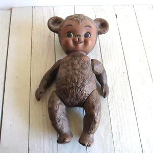 Vintage KERAMIK SONNE Rubber Co Bär Sunny der Bär Gelenke selten - Bild 1 von 8