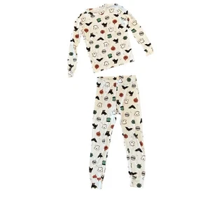 NWOT Gap Boys Organic Cotton Monster PJ Set Halloween Pajamas Size 8 - Picture 1 of 9