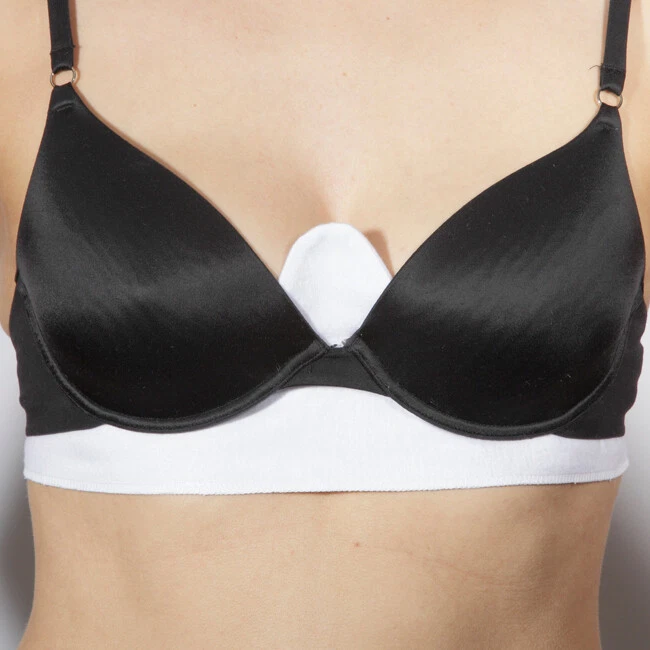 Cotton Bra Liners Cool Support Comfort Prevent Irritation Redness Sweat Moisture - Image 1 of 1