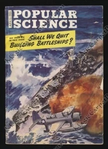POPULAR SCIENCE April 1943 POP SCI World War II WWII 1940s BATTLESHIP Howitzer - Picture 1 of 1