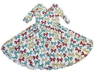 Dot Dot Smile Ballerina Dress Girls 7 Bows Multi Colored NWT - Picture 1 of 9