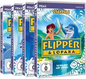 Flipper & Lopaka – Gesamtedition (Staffel 1 bis 3 zzgl. Spielfilm auf DVD) NEU - Bild 1 von 1