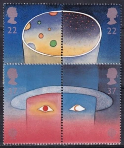 Gran Bretaña 1991 Yvert #1543/46 Europa CEPT sin montar o nunca montado en muy buen estado - Imagen 1 de 1