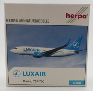 Herpa Luxair Boeing 737-700 Model - 1:500 - 514699 - Picture 1 of 13